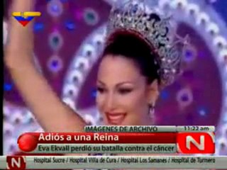(VIDEO) Adiós a una reina Eva Ekvall perdió su batalla contra el cáncer de seno