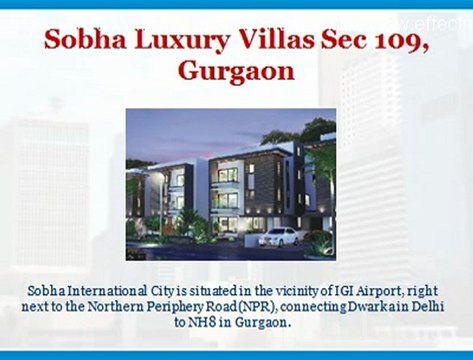 Sobha International City, [+91-9560297002], Villa in Gurgaon, Sobha City Gurgaon