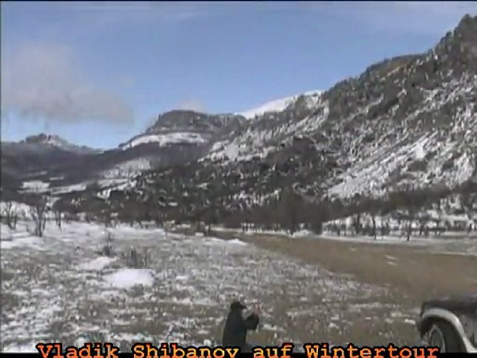 Vladik Shibanov auf Wintertour