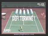 Roland Garros 2005 Powered by Smash Court Tennis (PS2) - Niveau d'entraînement proposant divers défis