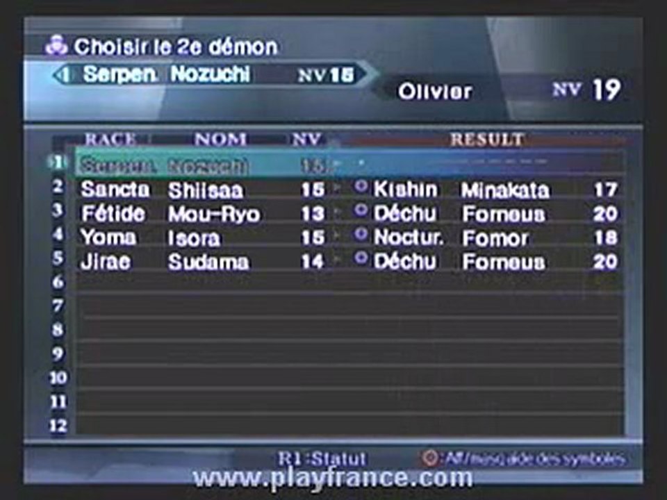 Shin Megami Tensei III : Nocturne (PS2) - Promenade sur la carte et fusion de démons !