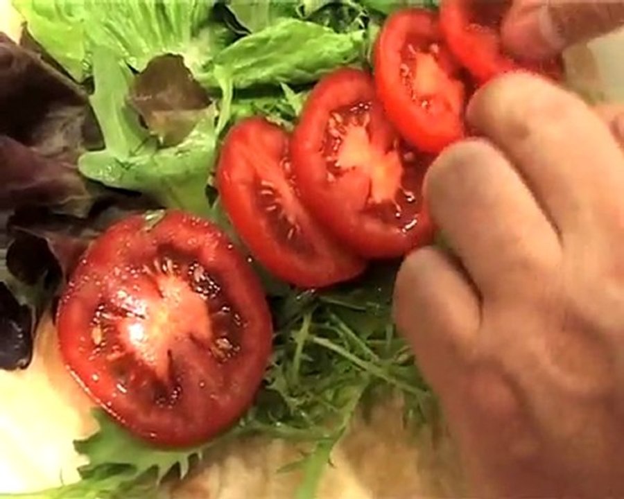 Wraps mit knusprigem Huhn