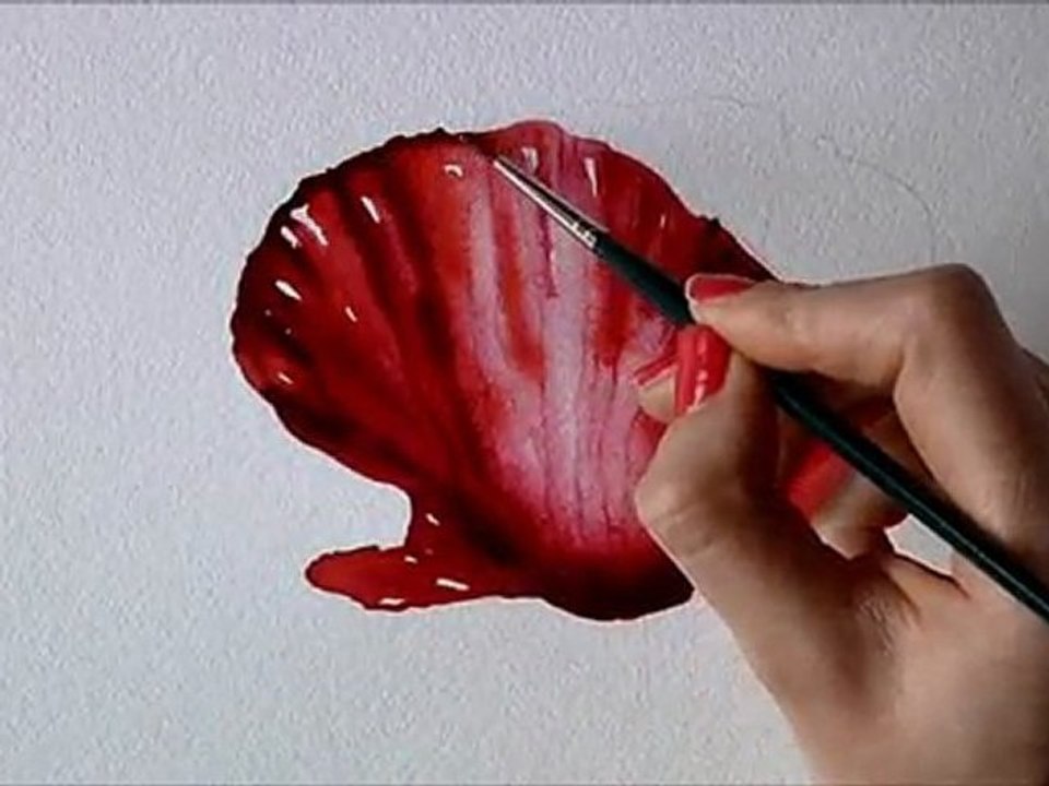 Un coquelicot en aquarelle