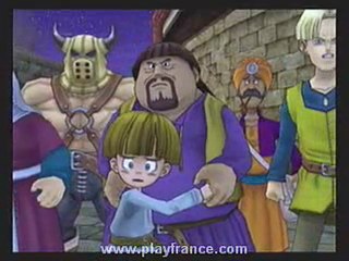 Dragon Quest VIII (PS2) - Balade dans le premier village du jeu.