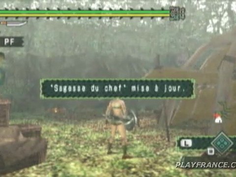 Monster Hunter Freedom (PSP) - Les 5 premières minutes du jeu