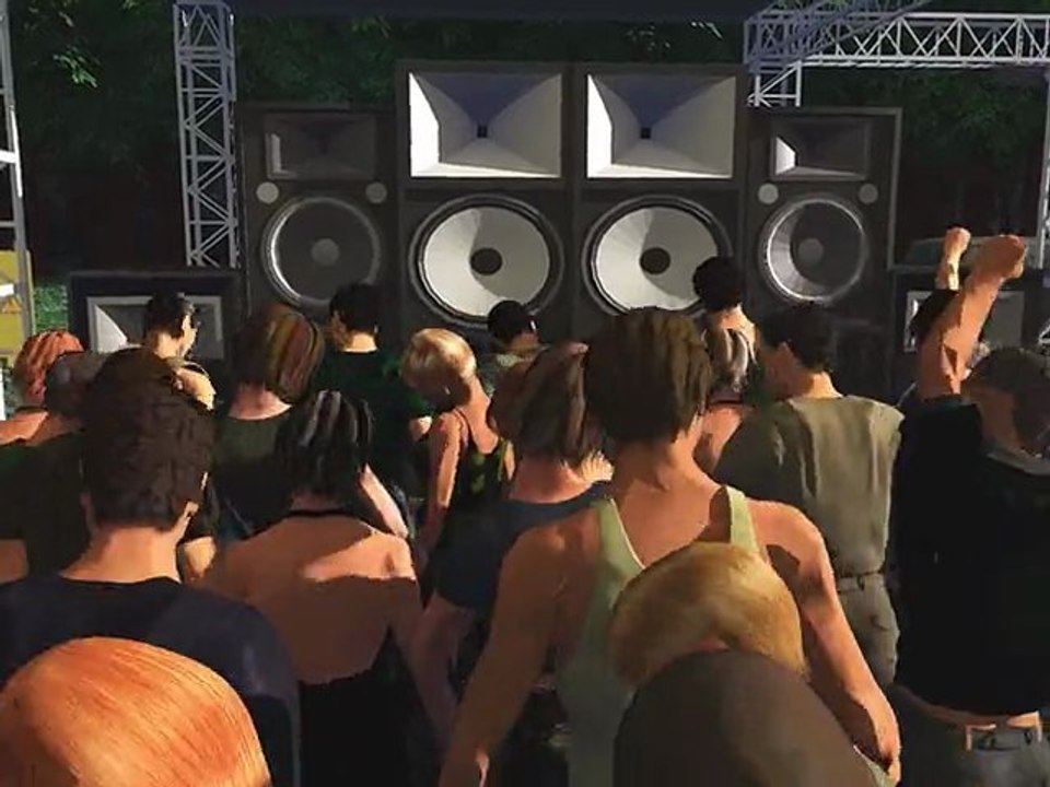 video clip festival 3d sur musique hardtek hardstyle hardcore par frankl1 artshitek