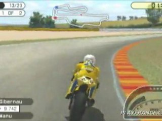 Moto GP (PSP) - A fond sur le Mugello
