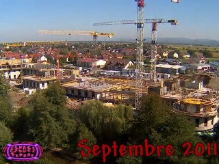Construction de l'hôtel Bell Rock à Europa Park - Juin à Novembre