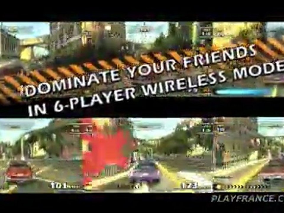 Burnout Dominator (PSP) - Un premier trailer de cette version PSP du jeu.