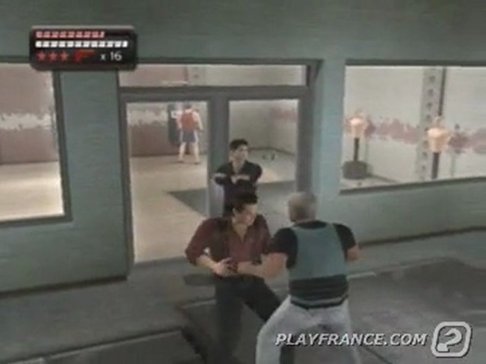 The Sopranos : Road to Respect (PS2) - Concours de muscles.