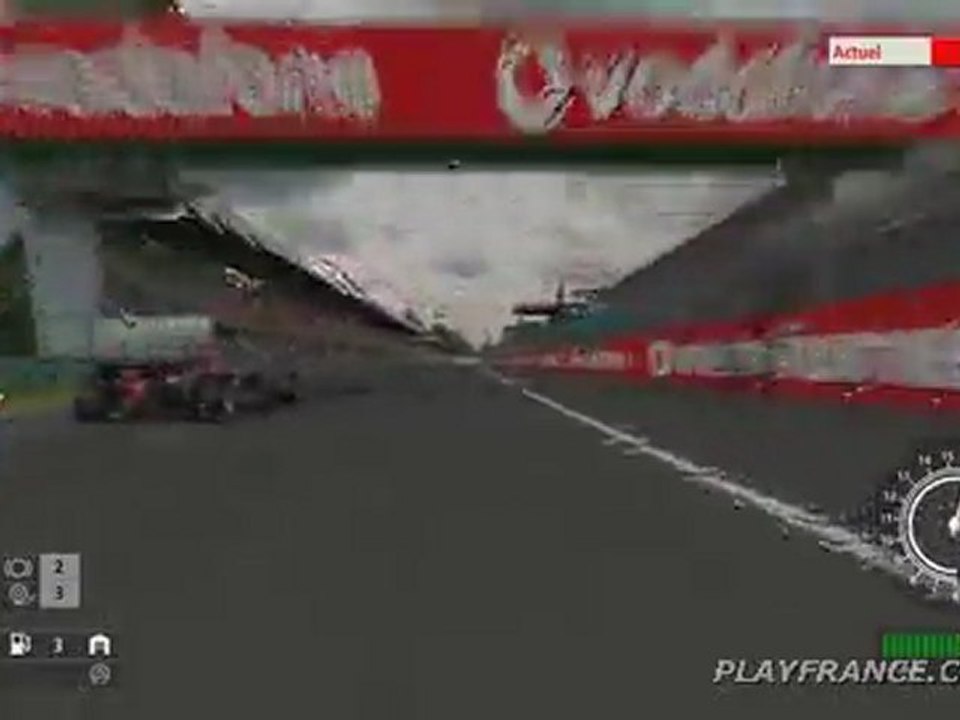 Formula One Championship Edition (PS3) - Michael Schumacher à Monza.