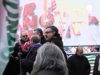 Huelga del sector público italiano contra el plan Monti