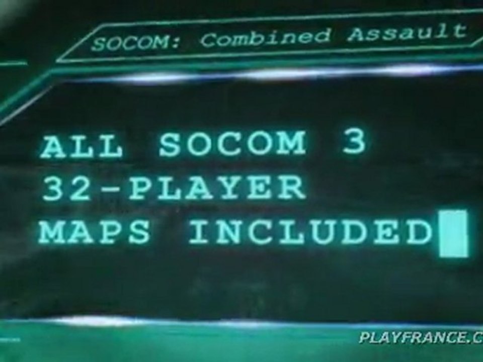 Socom U.S. Navy Seals Combined Assault (PS2) - Un premier trailer