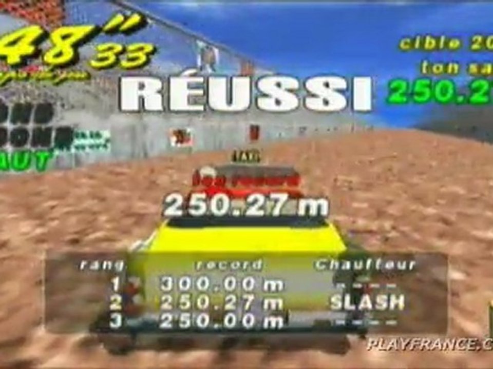 Crazy Taxi: Fare Wars (PSP) - Les défis de Crazy Taxi 2