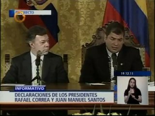 Correa y Santos mantienen reunión