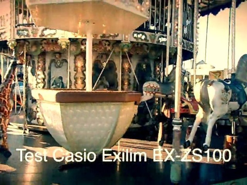 Test Casio Exilim : fonction vidéo