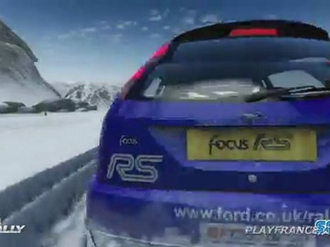 Sega Rally (PS3) - Environnement arctique