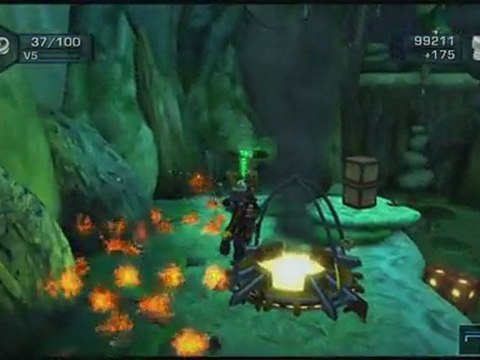 Ratchet&Clank : Opération Destruction (PS3) - Grottes de Sarrdollow