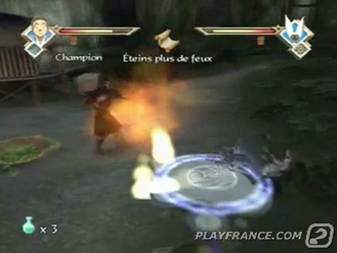 Avatar le Dernier Maître de l’Air : Le Royaume de la Terre en Feu (PS2) - Katara et Momo dans les Marais