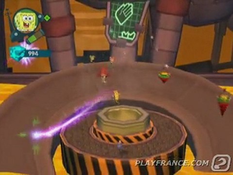 Bob l'éponge et ses amis : Contre les Robots-Jouets (PS2) - La routine pour Bob et Timmy