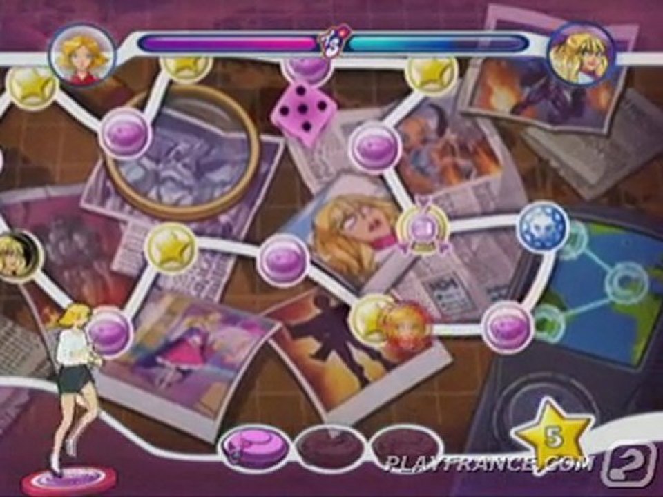 Totally Spies! Totally Party (PS2) - Clover contre son premier ennemi.