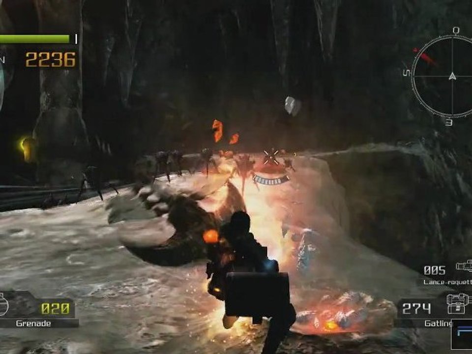 Lost Planet (PS3) - Une caverne hostile