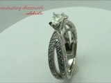 Heart Shape Prong Set Antique Diamond Engagement Ring