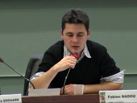 Colloque Villes intermédiaires - Blois - intervention de Fabien Nadou