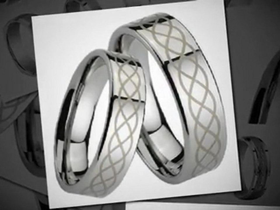 Mens Sterling Silver Wedding Bands