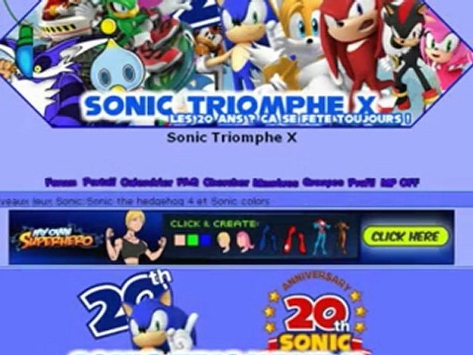 Sonic Triomphe X - Présentation