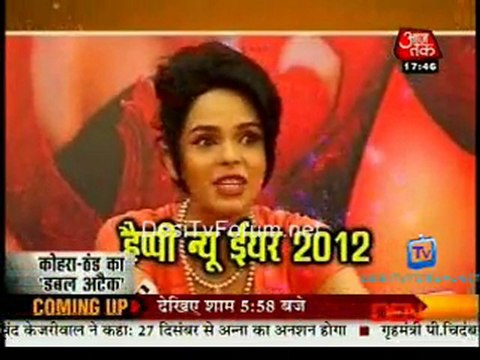 Movie Masala [AajTak News] - 20th December 2011 Video Watch P2