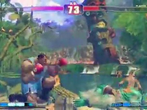 Street Fighter IV (PS3) - Gameplay Blanka vs Balrog