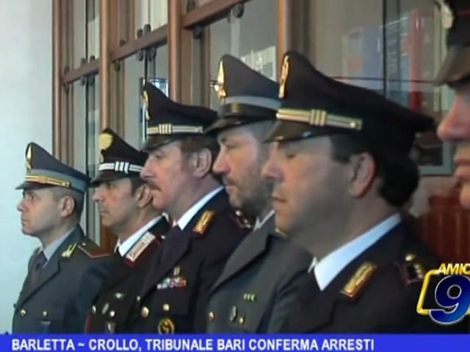 Barletta | Crollo, tribunale Bari conferma arresti