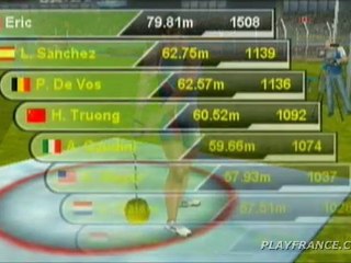 International Athletics (PSP) - Le lancer du poids