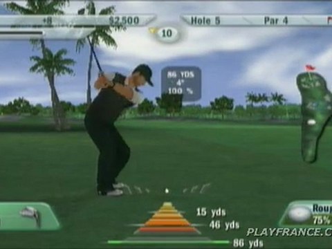 Tiger Woods PGA Tour 09 (PSP) - Premiers pas sur le green