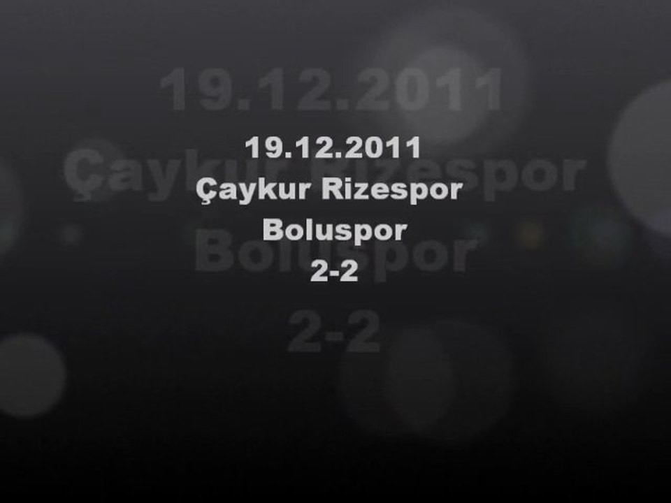Ç.Rizespor Boluspor 2-2