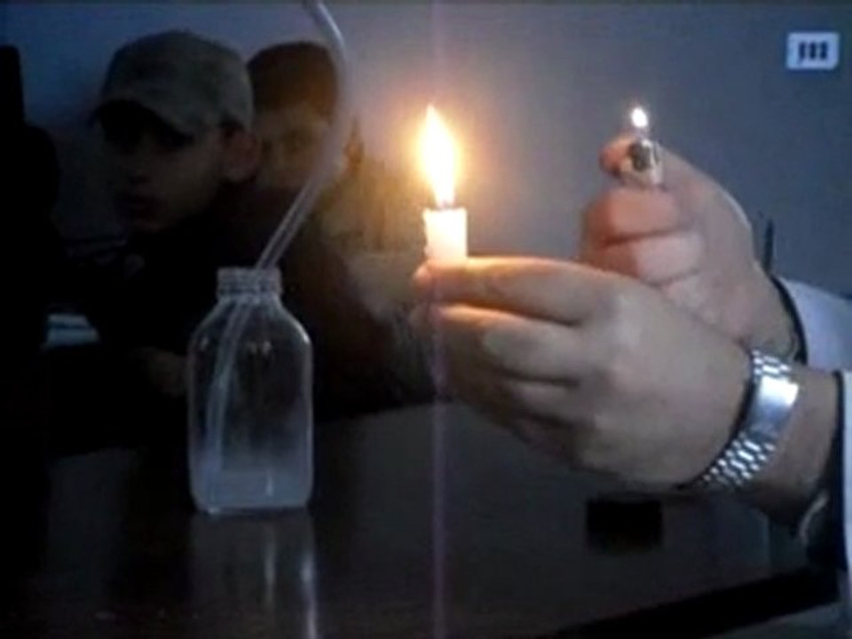 كيفية اشتعال شمعة