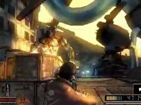 Resistance Retribution (PSP) - Gameplay : Titans sur les docks