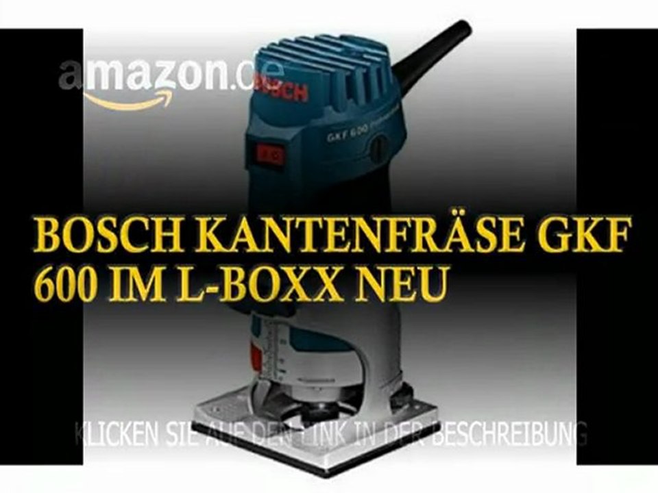 BOSCH Kantenfräse GKF 600 im L-Boxx NEU