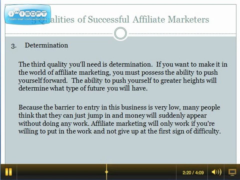 5 Qualities of Successful Affiliate Marketers