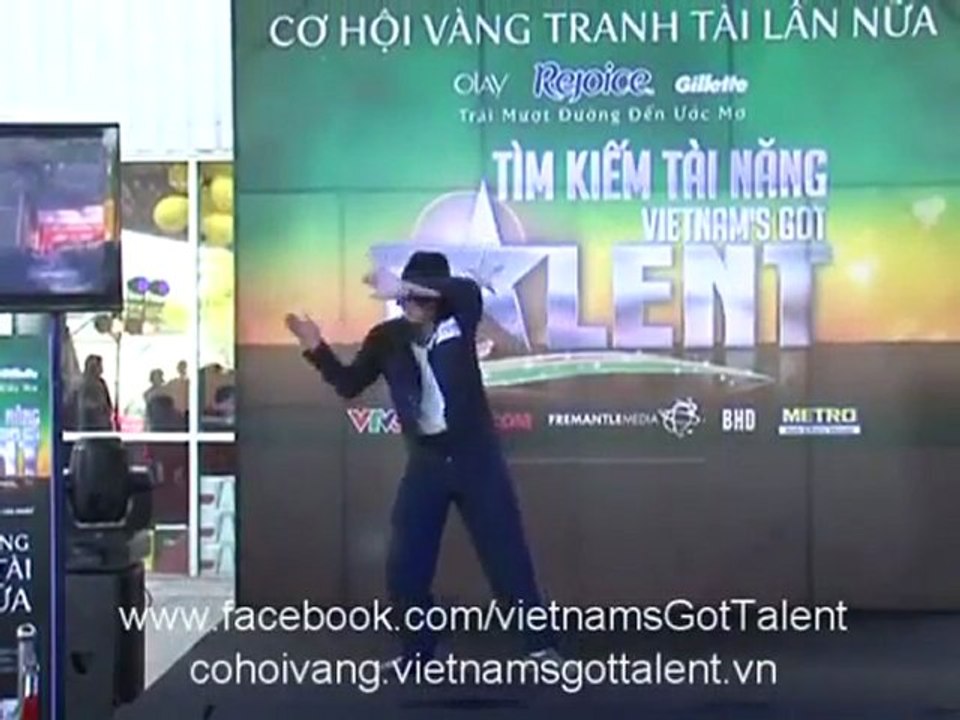 [ VIETNAM'S GOT TALLENT 2011 ] Nhảy kiểu Michael Jackson