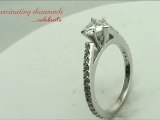 Heart Shape Diamond Petite Cathedral Engagement Ring