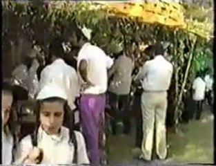 Rabbi Israel Ber Odesser pour souccot en 1991