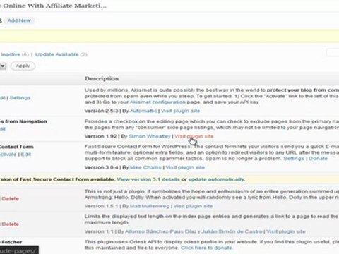 How to Exclude Pages from Navigation Menus in Wordpress