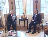 Filistin Devlet Başkanı Abbas Çankaya Köşkü’nde