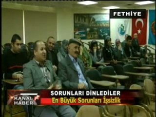 DEPREMZEDELERİN SORUNLARINI DİNLEDİLER....KANALF