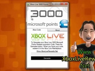 How to Get Xbox Live 3000 Microsoft Points For Free