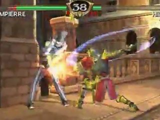 Soulcalibur: Broken Destiny (PSP) - Dampierre vs Hilde