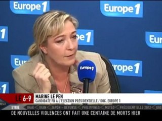 Marine Le Pen accuse Eva Joly de francophobie