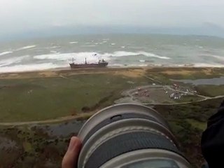 CARGO BREMEN ECHOUE SUR LA PLAGE D'ETEL - PHILIP PLISSON TEMOIGNE
